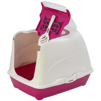 Thumbnail for Flamingo Loki Hawai Cat Litter Box - LIME Medium