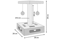 Flamingo Cya 1 Turquoise/Grey Cat Scratching Tree