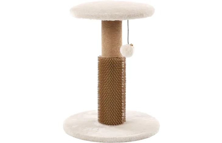 Flamingo Bea Cream & Natural Cat Scratching Tree