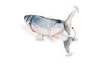 Thumbnail for Flamingo Flounder Moving Fish Electronic Cat Toy 29cm - Grey