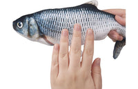 Thumbnail for Flamingo Flounder Moving Fish Electronic Cat Toy 29cm - Grey