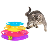 Thumbnail for Flamingo Bagera Ball Track Tower Cat Toy -