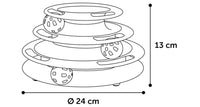 Thumbnail for Flamingo Bagera Ball Track Tower Cat Toy -