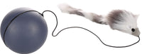 Thumbnail for Flamingo Boula Moving Ball with Mouse Grey Electronic Cat Toy - Grey 8cm
