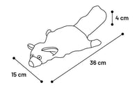 Thumbnail for Flamingo Flapso Moving Racoon Electronic Cat Toy Grey 36cm - Grey
