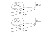 Thumbnail for Flamingo Finley Mouse Catnip Christmas Cat Toy -