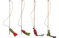 Thumbnail for Flamingo Colton Dangler Christmas Cat Toy -