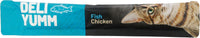 Flamingo Deli Yumm Paste Skin & Coat Fish & Chicken Cat Treats 5x14g - 70g