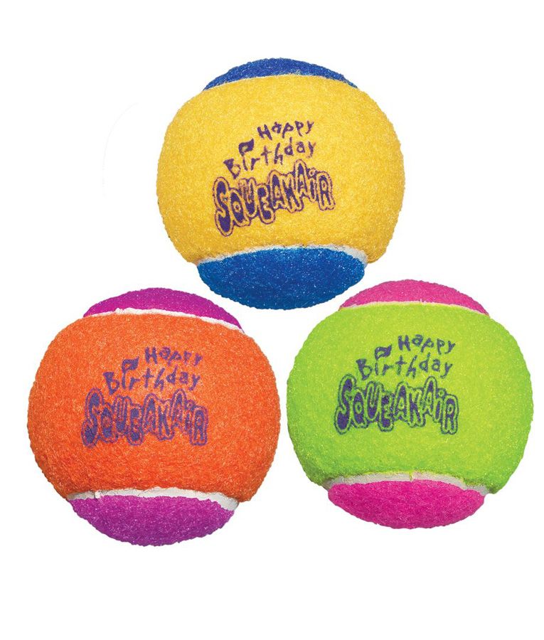 Kong Squeakair Birthday Ball Dog Toy - M