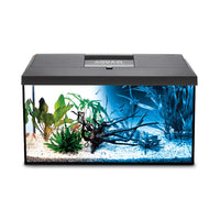 Aquael Leddy Aquarium Set Black-Day & Night[Size - 40 cm]