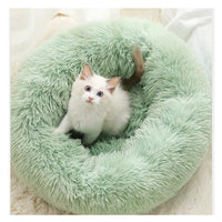 Thumbnail for Pado Pet Fluffy Donut Cushion - Green[Size - XL, Dimension - 70 x 20cm]