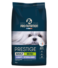 Thumbnail for Pro nutrition Prestige Dog Adult Mini Light Sterilised 3Kg