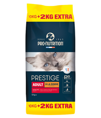 Thumbnail for Pro nutrition Prestige Cat Adult Turkey 10+2Kg
