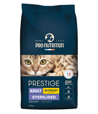Thumbnail for Pro nutrition Prestige Cat Adult Sterilised Chicken 10Kg