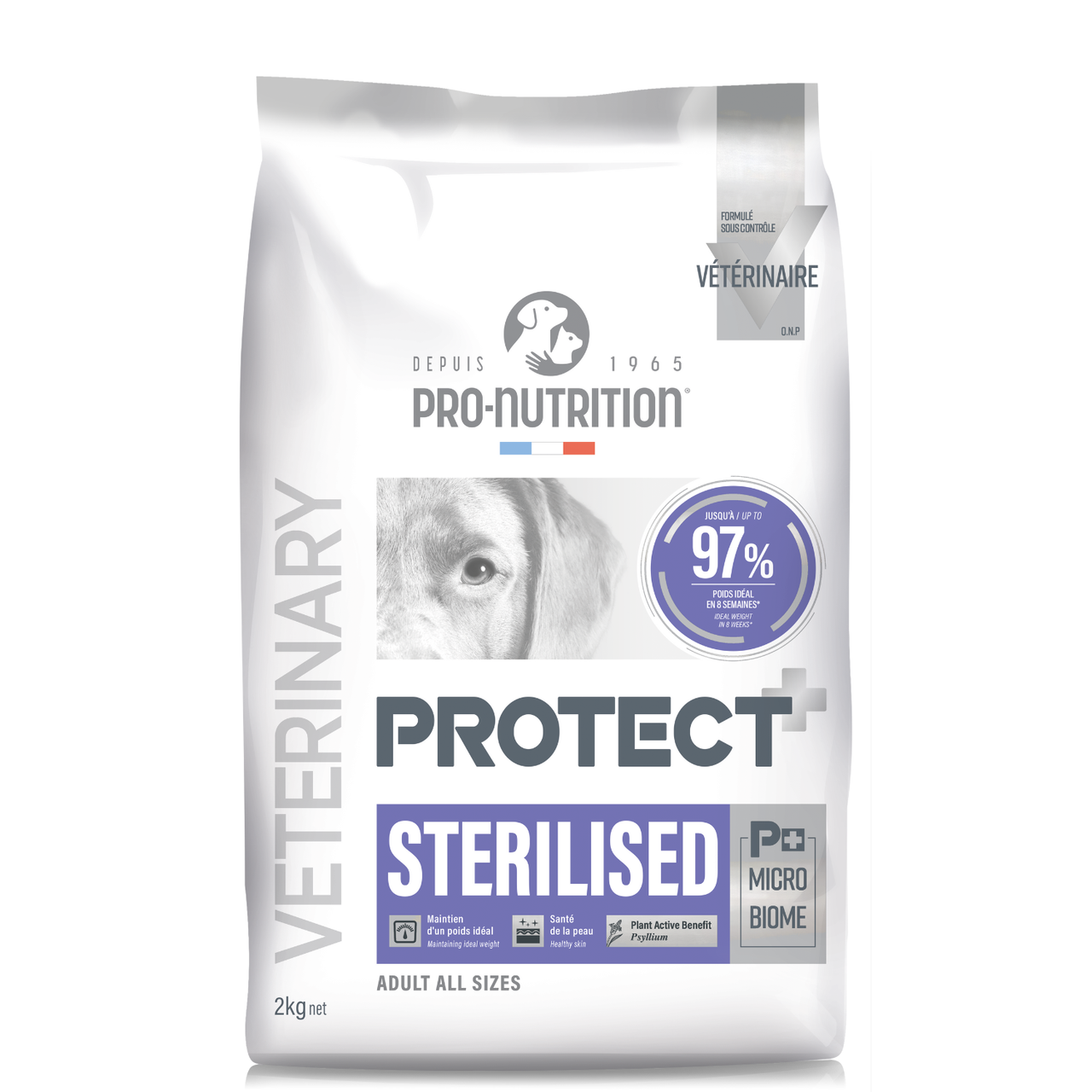 Pro nutrition Protect Sterlised-Dog Food For Adult All Sizes 2kg