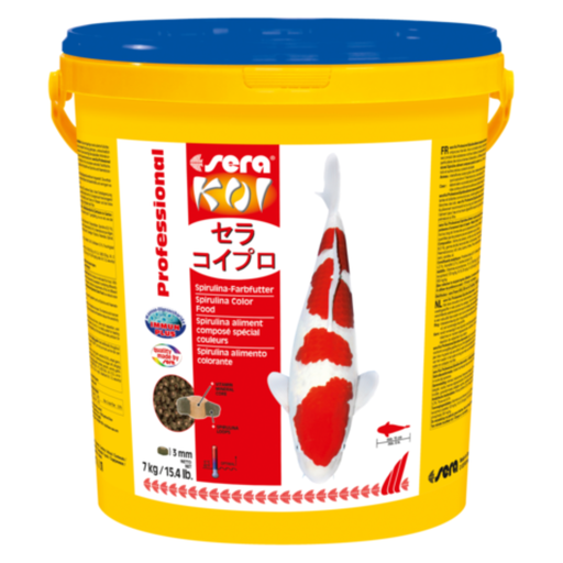 Sera Koi Professional Spirulina Color Food 21L[Volume - 21L]