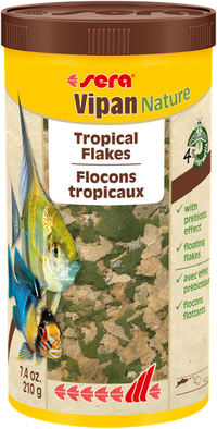 Thumbnail for Sera Vipan Nature Tropical Flakes[Volume - 1L, Weight - 210g]