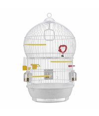 Thumbnail for Ferplast Canary and Small Exotic Bird Cage Bali White - Ø 43,5 x 68,5 cm