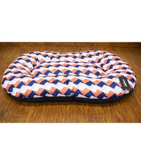 Thumbnail for Empets Pontoon Cushion Modern[Texture - Printed Red & Blue, Dimension - 80x50cm]