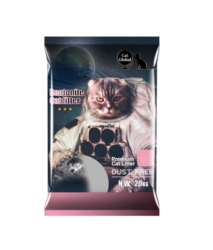 Cat Global Premium Bentonite Cat Litter 20kg[Flavor - Baby Powder]