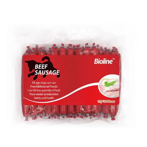 Bioline Beef Sausage 15gx30