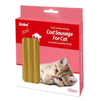 Thumbnail for Bioline Cod Sausage For Cat 10 Pcs[Count - 10]