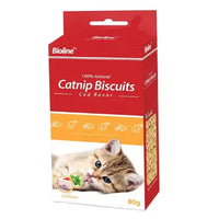 Thumbnail for Bioline Catnip Biscuits 80g[Flavor - Cod Flavor]