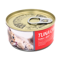 Thumbnail for Bioline Cat Tuna Can 85g -Min Order 24 pcs (24 Cans / Box)[Flavor - Tuna + Beef]