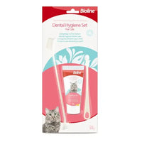 Thumbnail for Bioline Dental Hygiene Set For Cats 50g[Weight - 50g]