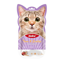 Thumbnail for Bioline Cat Treats - 5x15g[Flavor - Tuna & Scallop]