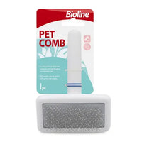 Thumbnail for Bioline Pet Comb White[Size - S]