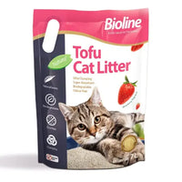 Thumbnail for Bioline Tofu Cat Litter 7L - Strawberry Fragrance
