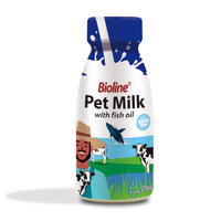 Thumbnail for Bioline Pet Milk with Fish Oil for Cats & Dogs 220ml