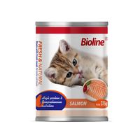 Bioline Canned Cat Food 375g-[Flavor- Salmon]