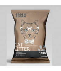 Thumbnail for Cool Clean Clumping Cat Litter[Weight - 10kg, Flavor - Coffee]
