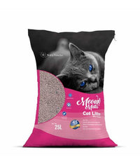 Thumbnail for Meow Mates Bentonite Cat Litter - Baby Powder Scent 25L/20kg
