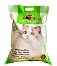 Thumbnail for Kitty Choice Pure Natural Bentonite Cat Litter- 10L (10kg)[Flavor - Apple]