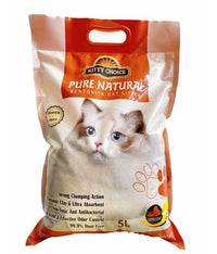 Thumbnail for Kitty Choice Pure Natural Bentonite Cat Litter- 5L (5kg)[Flavor - Coffee]