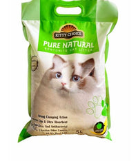 Thumbnail for Kitty Choice Pure Natural Bentonite Cat Litter- 5L (5kg)[Flavor - Apple]