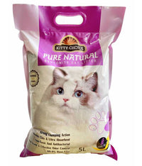 Kitty Choice Pure Natural Bentonite Cat Litter- 5L (5kg)[Flavor - Lavender]