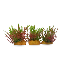 Yusee Aquarium Decorations - Artificial Plant 70611A-3 [Height:3