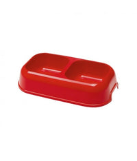Thumbnail for Ferplast Plastic Double Bowl - PARTY 16 - 26.5 x 15 x h 5.6 cm - 750ml