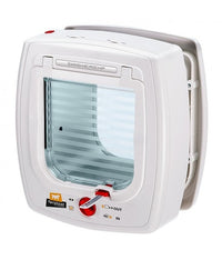 Thumbnail for Ferplast Swing Cat Flap With Microchip Opening System[Color - White, Dimension - 22.5 x 16.2 x 25.2cm]