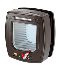 Thumbnail for Ferplast Swing Cat Flap With Microchip Opening System[Color - Brown, Dimension - 22.5 x 16.2 x 25.2cm]