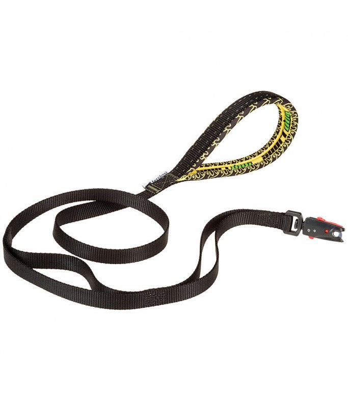 Ferplast Daytona Matic G Dog Lead Complete With Automatic Carabiner[Color - Black, Dimension - 15mm x L 120cm]