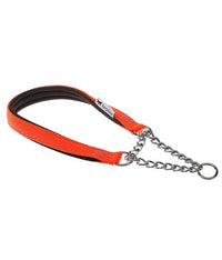 Thumbnail for Ferplast Daytona CSS Semi - Pull - Out Collar With Soft Padding[Color - Orange, Dimension - 60cm x 25mm]