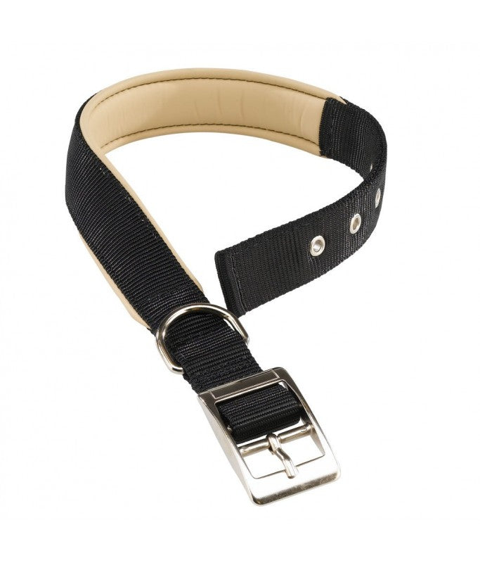 Ferplast Daytona C Nylon Dog Collar[Color - Black, Dimension - 27-35cm x 15mm]