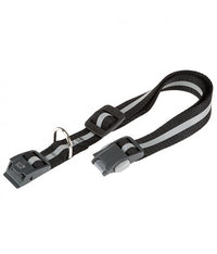 Thumbnail for Ferplast Club Reflex C - Reflective dog leash complete with magnetic clasp - Black / Blue / Red[Color - Black, Dimension - 36 x 56cm x 20mm]
