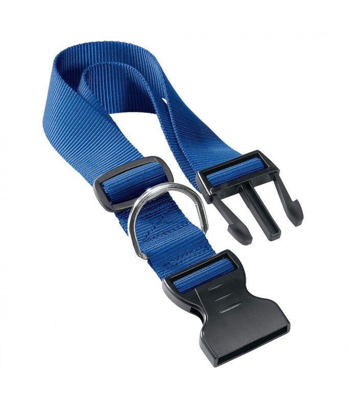 Ferplast Club C Nylon Collar For Dogs[Color - Blue, Dimension - 36-56cm x 20mm]