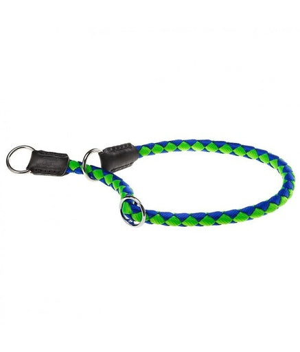 Ferplast Twist CS Nylon Dog Semi - Strangling Collar[Color - Blue, Dimension - Ø12mm x 35cm]